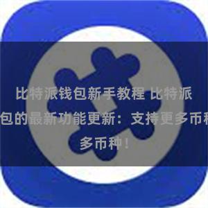 比特派钱包新手教程 比特派钱包的最新功能更新:支持更多币种!