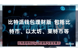 比特派钱包理财版 包括比特币、以太坊、莱特币等