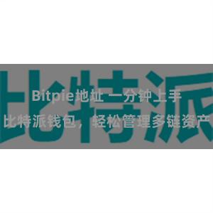 Bitpie地址 一分钟上手比特派钱包，轻松管理多链资产