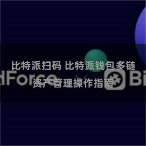 比特派扫码 比特派钱包多链资产管理操作指南