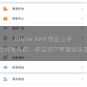 Bitpie APP 快速上手比特派钱包，多链资产管理全攻略