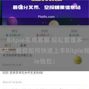 Bitpie在线客服 轻松管理多链资产，教你如何快速上手Bitpie钱包！