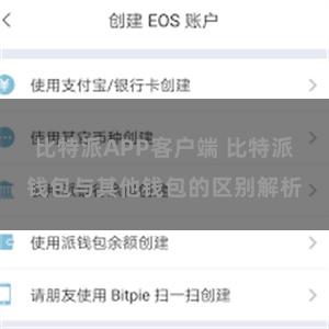 比特派APP客户端 比特派钱包与其他钱包的区别解析