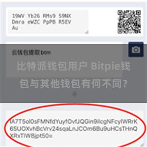 比特派钱包用户 Bitpie钱包与其他钱包有何不同？