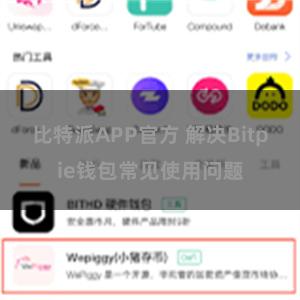 比特派APP官方 解决Bitpie钱包常见使用问题