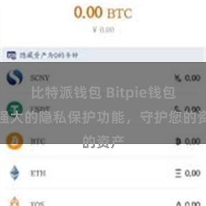 比特派钱包 Bitpie钱包：强大的隐私保护功能，守护您的资产