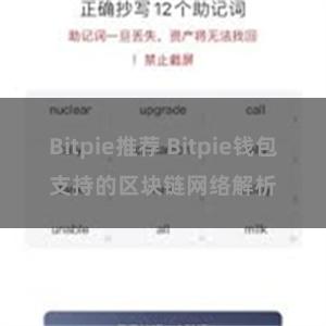 Bitpie推荐 Bitpie钱包支持的区块链网络解析