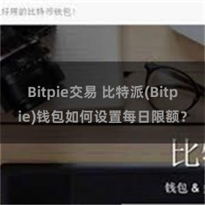 Bitpie交易 比特派(Bitpie)钱包如何设置每日限额？