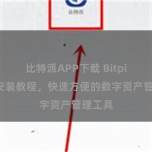 比特派APP下载 Bitpie钱包安装教程，快速方便的数字资产管理工具