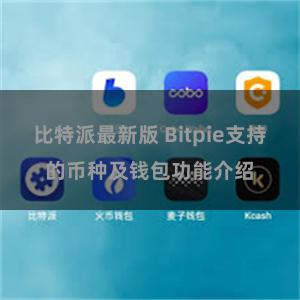 比特派最新版 Bitpie支持的币种及钱包功能介绍