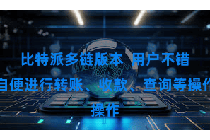 比特派多链版本  用户不错自便进行转账、收款、查询等操作