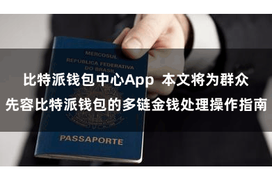 比特派钱包中心App  本文将为群众先容比特派钱包的多链金钱处理操作指南